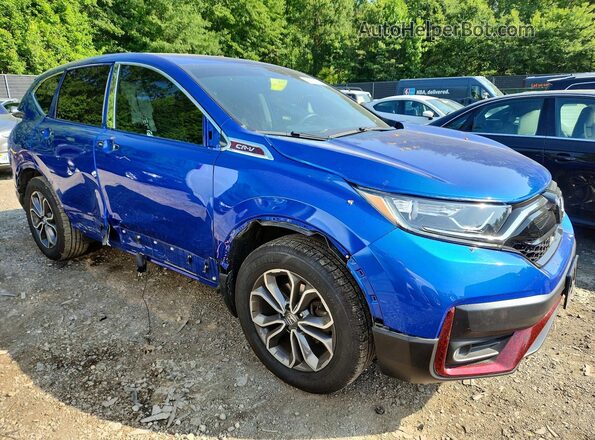 7FARW2H59NE053021 2022 HONDA CR-V Blue Передня права чверть