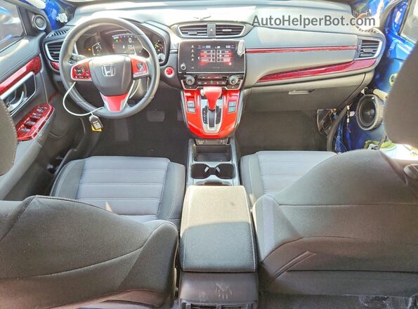 7FARW2H59NE053021 2022 HONDA CR-V Blue Вид панелі приладів