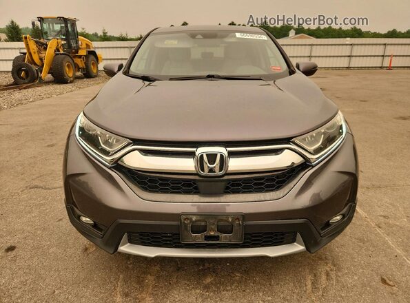 7FARW2H5XJE015663 2018 HONDA CR-V Gray წინა ხედი
