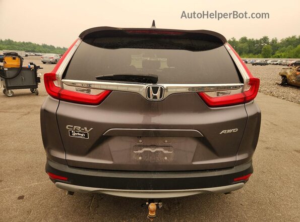 7FARW2H5XJE015663 2018 HONDA CR-V Gray უკანა ხედი