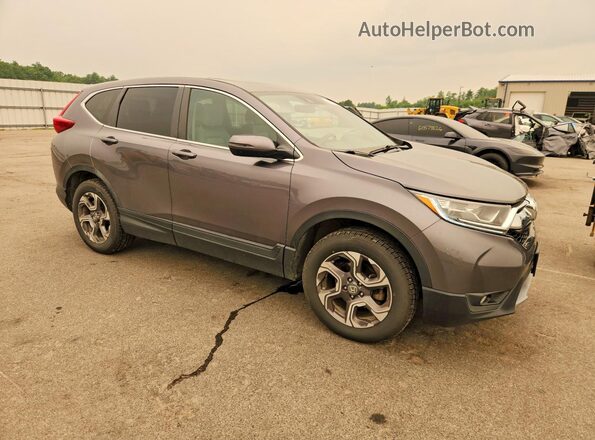 7FARW2H5XJE015663 2018 HONDA CR-V Gray წინა მარჯვენა