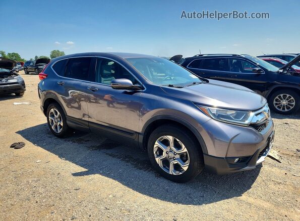 7FARW2H5XJE024248 2018 HONDA CR-V Gray წინა მარჯვენა