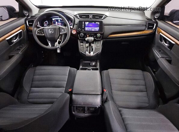7FARW2H5XJE032589 2018 HONDA CR-V Black Առջևի վահանակի տեսք