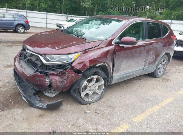 7FARW2H5XJE036433 2018 HONDA CR-V Бордовый Передняя левая четверть