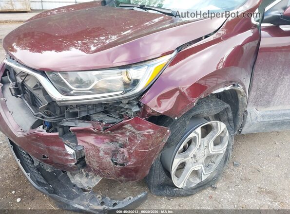 7FARW2H5XJE036433 2018 HONDA CR-V Бордовый Вид щитка приборов