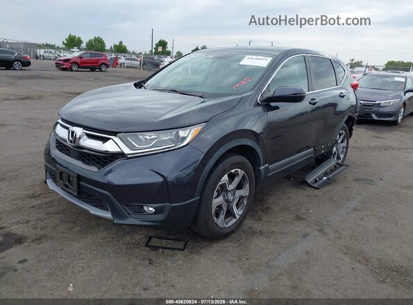 7FARW2H5XJE038926 2018 HONDA CR-V Gray Vista tres cuartos delantera izquierda