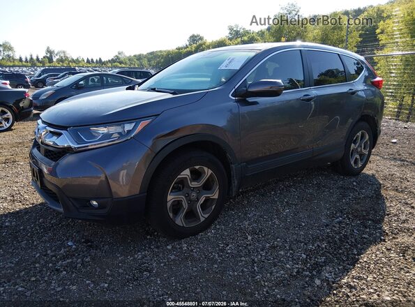 7FARW2H5XJE068301 2018 HONDA CR-V Серый Передняя левая четверть
