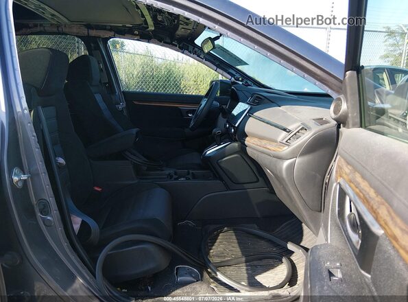 7FARW2H5XJE068301 2018 HONDA CR-V Серый Вид салона спереди