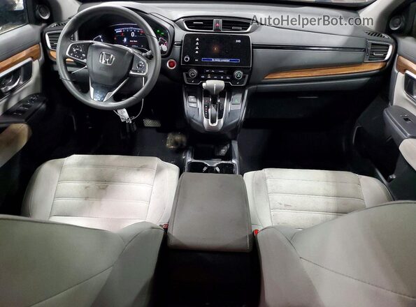 7FARW2H5XJE086796 2018 HONDA CR-V Gray Widok deski rozdzielczej