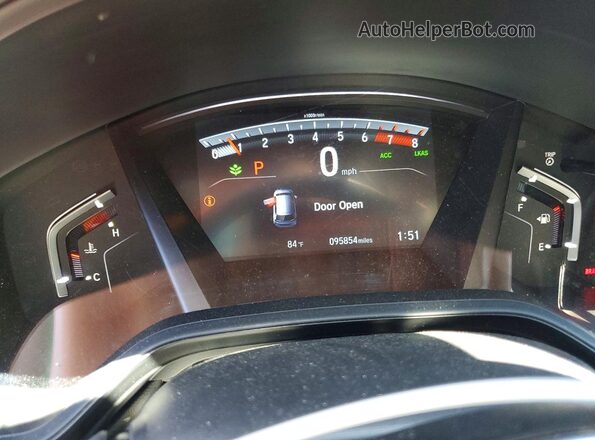 7FARW2H70ME032865 2021 HONDA CR-V White Вид щитка приладів