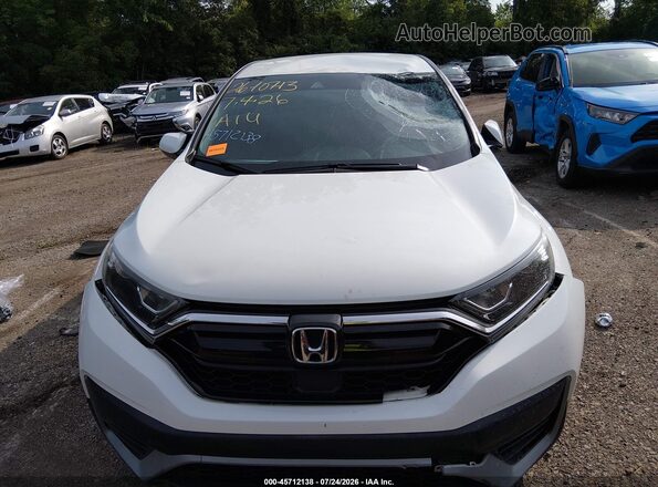 7FARW2H73ME035615 2021 HONDA CR-V Белый Вид панели приборов