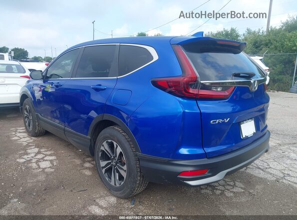 7FARW2H74NE018856 2022 HONDA CR-V Blue Rear left