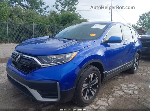 7FARW2H74NE018856 2022 HONDA CR-V Blue Front left