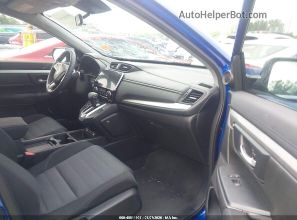 7FARW2H74NE018856 2022 HONDA CR-V Blue Front interior view