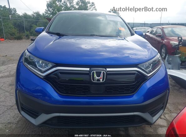 7FARW2H74NE018856 2022 HONDA CR-V Blue Instrument cluster view