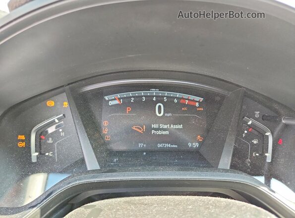 7FARW2H76ME023782 2021 HONDA CR-V White Instrument cluster view