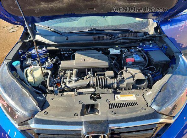 7FARW2H76NE018812 2022 HONDA CR-V Blue უკანა სალონის ხედი