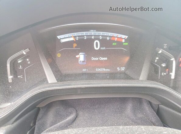 7FARW2H78NE006824 2022 HONDA CR-V Blue ხელსაწყოთა პანელის ხედი