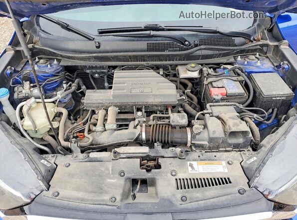 7FARW2H78NE006824 2022 HONDA CR-V Blue უკანა სალონის ხედი