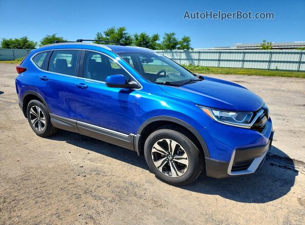7FARW2H7XNE018828 2022 HONDA CR-V Синий Передняя правая четверть