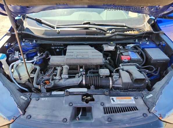 7FARW2H7XNE018828 2022 HONDA CR-V Синий Вид задней части салона
