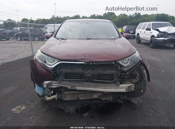7FARW2H80JE038699 2018 HONDA CR-V Maroon Widok z przodu