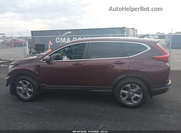 7FARW2H80JE038699 2018 HONDA CR-V Maroon Widok wnętrza 360 stopni