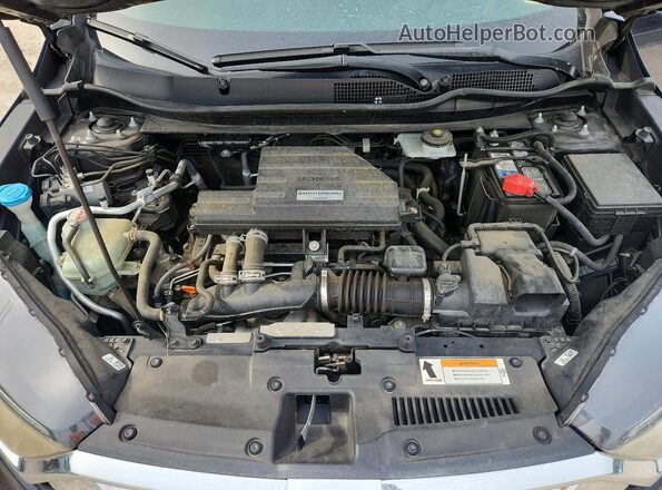 7FARW2H80JE042459 2018 HONDA CR-V Gray Widok wnętrza z tyłu