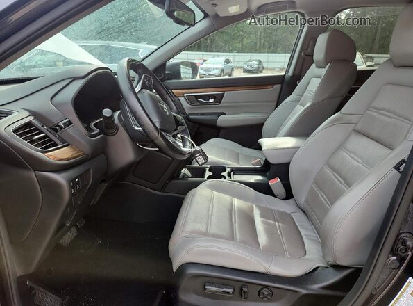 7FARW2H80JE042459 2018 HONDA CR-V Gray Widok wnętrza z przodu