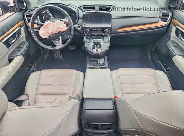 7FARW2H80JE098269 2018 HONDA CR-V Silver Առջևի վահանակի տեսք