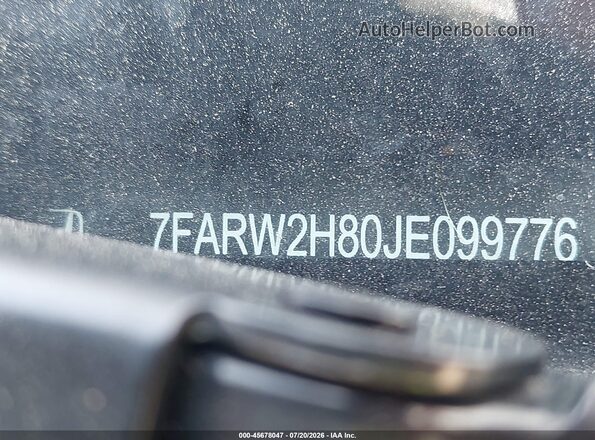 7FARW2H80JE099776 2018 HONDA CR-V Blue Вид підкапотного простору