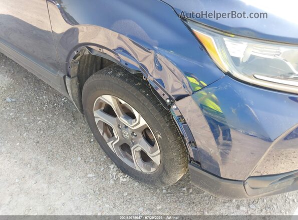 7FARW2H80JE099776 2018 HONDA CR-V Blue Вид спереду