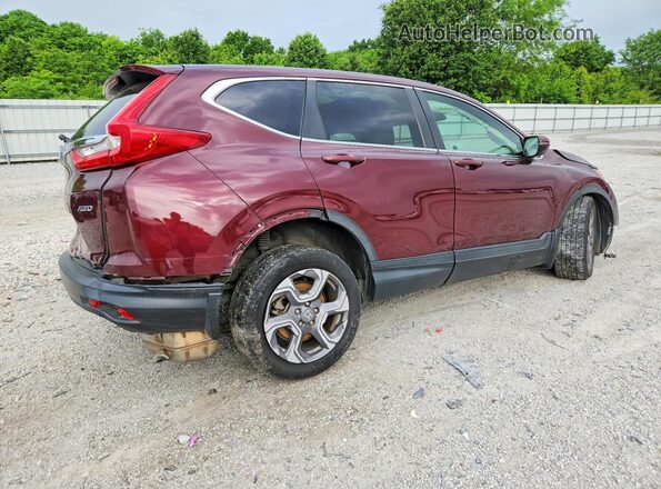7FARW2H80KE032225 2019 HONDA CR-V Темно-бордовый Задняя правая четверть