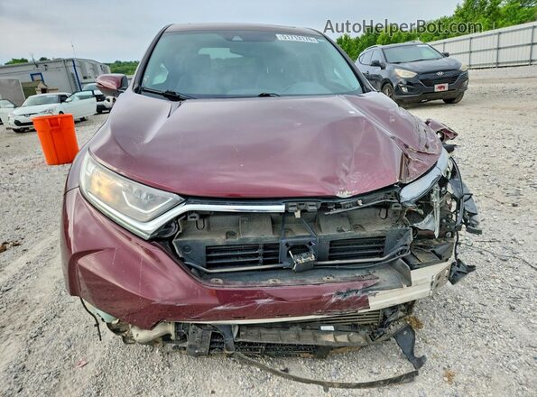 7FARW2H80KE032225 2019 HONDA CR-V Темно-бордовый Вид спереди