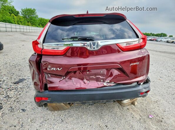 7FARW2H80KE032225 2019 HONDA CR-V Темно-бордовый Вид сзади