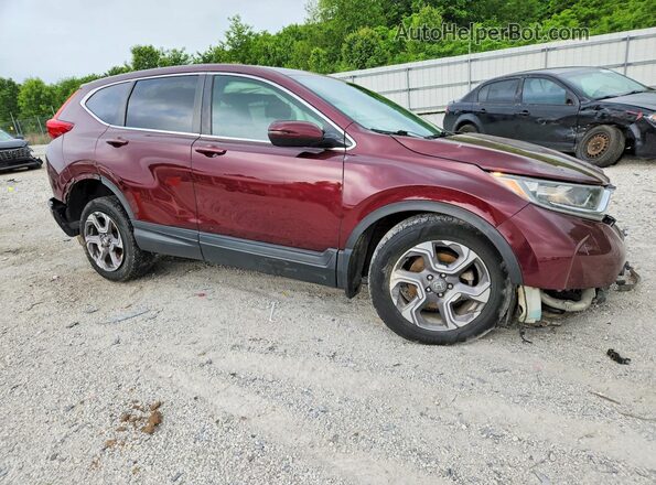 7FARW2H80KE032225 2019 HONDA CR-V Темно-бордовый Передняя правая четверть