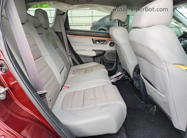 7FARW2H80KE032225 2019 HONDA CR-V Темно-бордовый Вид задней части салона