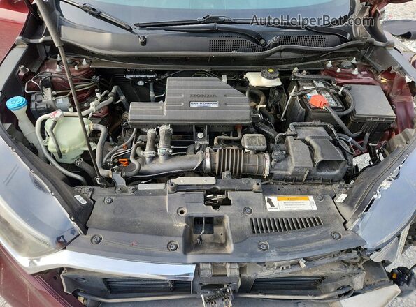 7FARW2H80KE032225 2019 HONDA CR-V Темно-бордовый Вид подкапотного пространства