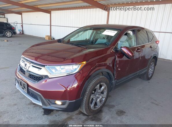 7FARW2H80KE060462 2019 HONDA CR-V Maroon Առջևի ձախ երեք քառորդ տեսարան