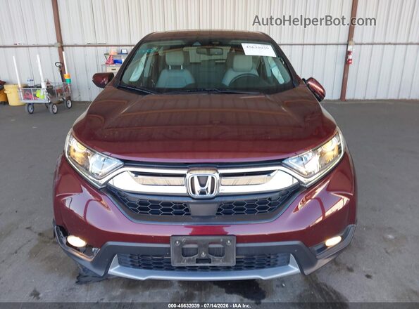 7FARW2H80KE060462 2019 HONDA CR-V Maroon Սարքավորումների վահանակի տեսք