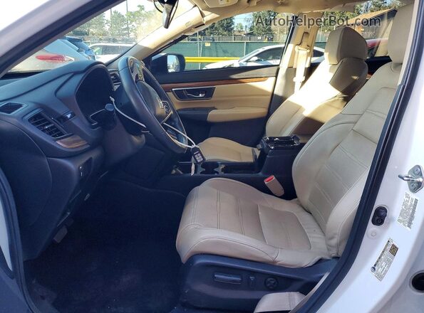 7FARW2H80KE064141 2019 HONDA CR-V White Вид салону спереду