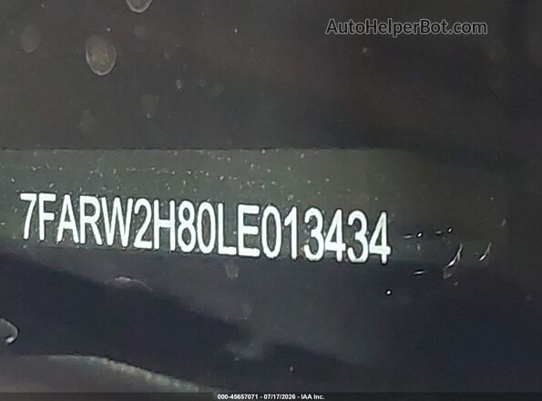 7FARW2H80LE013434 2020 HONDA CR-V Blue ძრავის განყოფილების ხედი