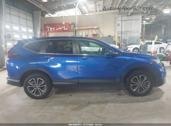 7FARW2H80LE013434 2020 HONDA CR-V Blue უკანა სალონის ხედი