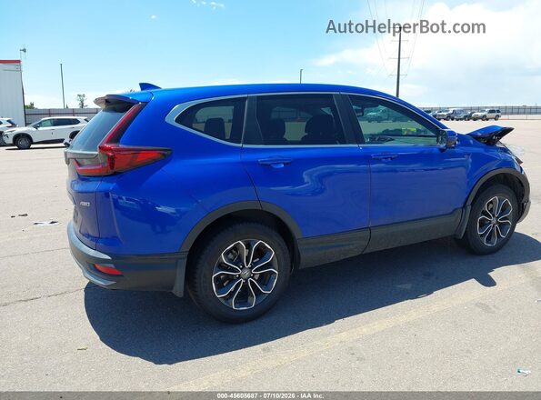 7FARW2H80LE015071 2020 HONDA CR-V Синий Задняя правая четверть