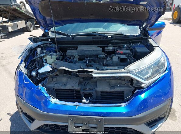 7FARW2H80LE015071 2020 HONDA CR-V Синий Вид сзади