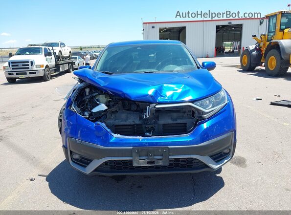 7FARW2H80LE015071 2020 HONDA CR-V Синий Вид задней части салона