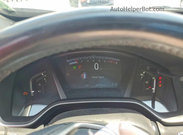 7FARW2H81JE102989 2018 HONDA CR-V Black Սարքավորումների վահանակի տեսք