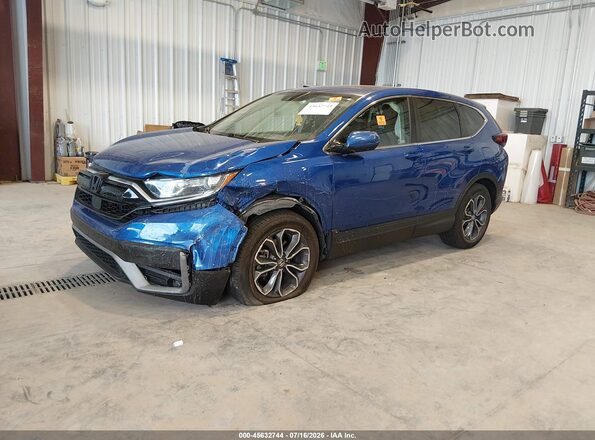7FARW2H81ME030759 2021 HONDA CR-V Синий Передняя левая четверть