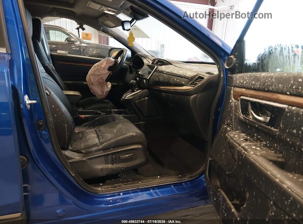 7FARW2H81ME030759 2021 HONDA CR-V Синий Вид салона спереди