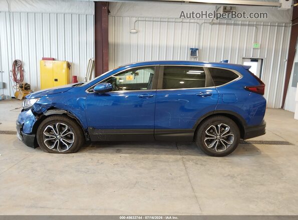 7FARW2H81ME030759 2021 HONDA CR-V Синий Панорамный вид салона 360°